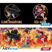 4. Zestaw Prezentowy One Piece: Kubek Termoaktywny + Podkładka