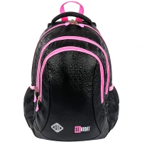 2. St.Right Plecak Szkolny BP-26 Black Glitter 665356