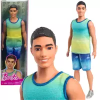 1. Mattel Barbie Ken Stylowa Koszulka Ombre  HYV00 WB6