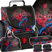 1. Paso Zestaw Szkolny 4el Amazing Spiderman Tornister SP26CC-525 + Piórnik SP26CC-013 + Worek SP26CC-712 + Torba SP26CC-074