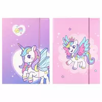 1. Starpak Teczka z Gumką Unicorn 583291