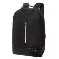 2. R-Bag Plecak Męski na Laptopa 14" z USB Ridge Black Z281