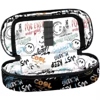 2. BeUniq Piórnik Tuba Usztywniona Smiley SM26LA-013