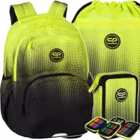 1. CoolPack Zestaw Szkolny Gradient Lemon 3el. Plecak Pick E99510 + Worek E70510/F + Piórnik E66510/F