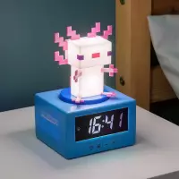 5. Lampka 3D z Budzikiem Minecraft Axolotl