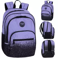 7. CoolPack Alfa Plecak Młodzieżowy Purple Dot F155976