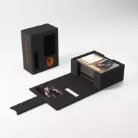 7. Gamegenic: Arkham Horror - Investigator Deck Tome - Pudełko na Karty - Seeker (Black-Orange)