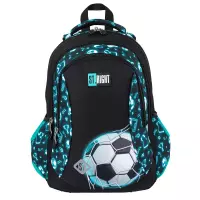 6.  St.Right Plecak Szkolny BP-26 Neon Football 681141