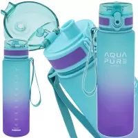 4. Astra Aqua Pure Bidon 600ml Fioletowo-Miętowy 511025018