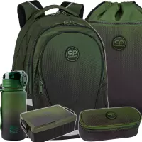 1. CoolPack Zestaw Szkolny Gradient Grass 5el Plecak F002757 + Worek F070757 + Piórnik F062757 + Z07757 + 56285CP