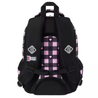 4. St.Right Plecak Szkolny BP-26 Pink Checkered 680373