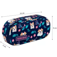 6. AstraBag Piórnik AC6 Saszetka Usztywniona Dear Puppy 503026017