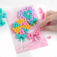 5. Kidea Pomponiaste Wyklejanki Sweet 700156