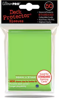 1. Ultra Pro: Deck Protector Sleeves - Koszulki na Karty - Solid Lime Green