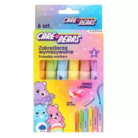 2. Starpak Zakreślacz Wymazywalny 6 kolorów Care Bears 582139