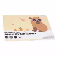 3. Starpak Blok Rysunkowy Kapibara A3 20 kartek Biały 589015