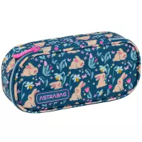 1. AstraBag Piórnik AC6 Saszetka Usztywniona Candy Bunny 503026003
