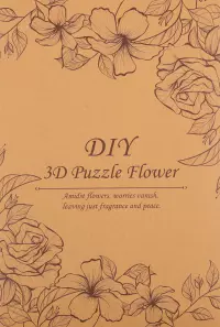 5. Mega Creative Puzzle Drewniane 3D Kwiaty 115el 594881