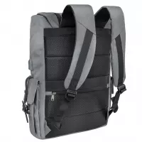 10. R-Bag Plecak Męski na Laptopa 15" z USB Packer Grey Z012