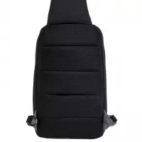 4. R-Bag Plecak Męski na Ramię z USB Magnet Black Z041