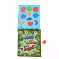 4. Kidea Wielorazowa Malowanka Wodna z Pisakiem Safari 700446