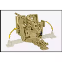 5. Cobi Armata Przeciwlotnicza Sd.Kfz 8 Towing Flak 36 ET3143