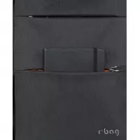 7. R-Bag Plecak Męski na Laptopa 15" z USB Range Black Z161