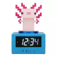 2. Lampka 3D z Budzikiem Minecraft Axolotl