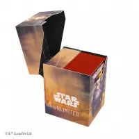 5. Gamegenic: Star Wars Unlimited Card Game - Soft Crate - Pudełko na Karty - Palpatine/Padme Amidala
