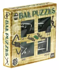 1. Łamigłówki Metalowe Ball Puzzles Zielony - 4 szt.