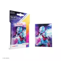 2. Gamegenic: Marvel Champions Fine Art Sleeves (66 mm x 92 mm) Nebula 50+1 szt.