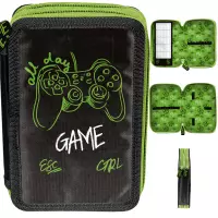 5.  Paso Piórnik Dwukomorowy Bez Wyposażenia Play Game PP25GC-P022BW