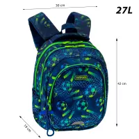 5. AstraBag Plecak Szkolny AB300 Football 502026022