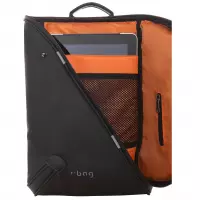 3. R-Bag Plecak Męski na Ramię z USB Depo Black Z081