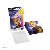 7. Gamegenic: Marvel Champions Fine Art Sleeves (66 mm x 92 mm) Groot 50+1 szt.