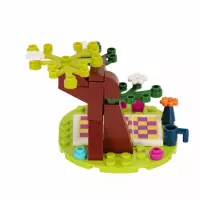 3. Mega Creative Alleblox Klocki Konstrukcyjne 45 elementów Girl Piknik 547907