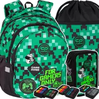 1. CoolPack Zestaw Szkolny Game Zone 3el. Plecak F029826+ Piórnik F067826 + Worek F070826