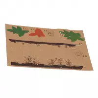 4. Mega Creative Puzzle Drewniane 3D Kwiaty 590288