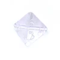 3. Komplet kości REBEL RPG - Kryształowe - Przezroczyste