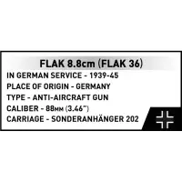 12. Cobi Armata Przeciwlotnicza Sd.Kfz 8 Towing Flak 36 ET3143