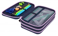 4. CoolPack Jumper 3 Piórnik Trzykomorowy z Wyposażeniem Oh My Deer F067664