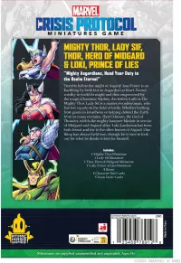4. Marvel: Crisis Protocol - Mighty Thor, Lady Sif, Thor, Hero of Midgard & Loki, Prince of Lies