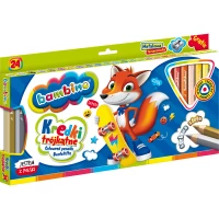 3. Bambino Kredki Ołówkowe Trójkątne 24 Kolory 003240