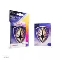 2. Gamegenic: Marvel Champions Fine Art Sleeves (66 mm x 92 mm) Guardians Logo 50+1 szt.