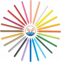 2. Bic Kids Kredki Świecowe Plastidecor 24 Kolory 010722
