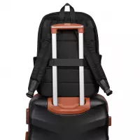 7. R-Bag Plecak Męski na Laptopa 14" Neutro Black Z311