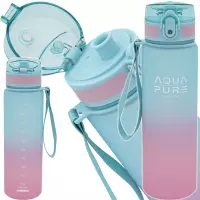 4. Astra Aqua Pure Bidon 600ml Różowo-Miętowy 511025017