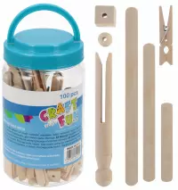 1. Craft With Fun Patyczki Drewniane Mix Tuba 567213