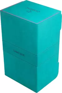 1. Gamegenic: Stronghold 200+ XL Convertible - Pudełko na Karty - Teal/Pink