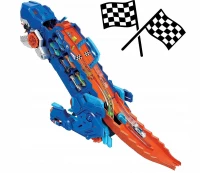 4. Mattel Hot Wheels Zestaw T-Rex Mega Transporter HNG50